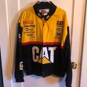 CAT RACING WARD BURTON NASCAR JACKET size large UNISEX classic collector item